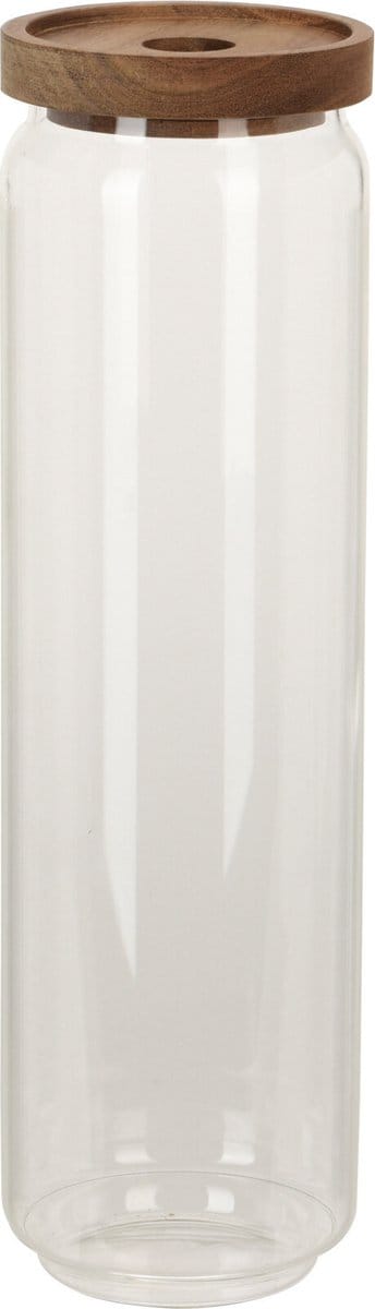 Voorraadpot - 9 x 30 cm - 1500 ml - Glas - luxe keuken voorraadbus - luchtdichte deksel