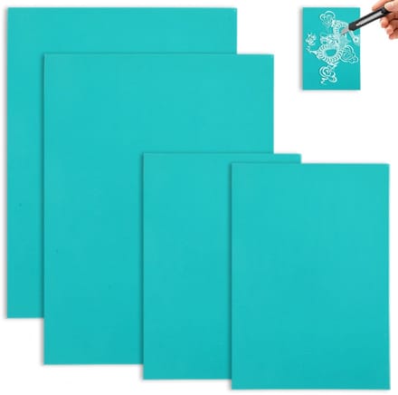Set van 4 zachte linoleumplaten voor linoldruk en graveren