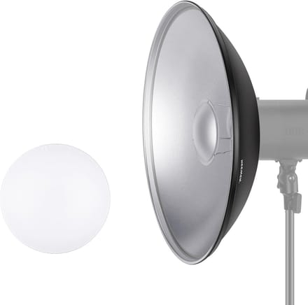 16 inch Aluminium Beauty Dish met Witte Diffuser voor Bowens Mount Studio Flitslicht en Professionele Fotografie