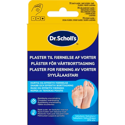 Scholl Wart &amp; Verruca Removal Plasters 21 pcs