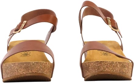 Noga Laura Edge leren sandalen met sleehak