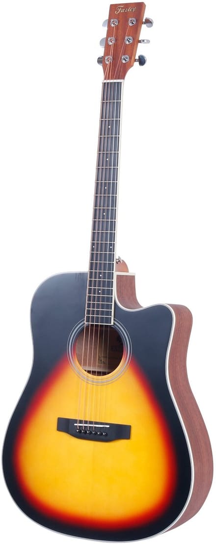 Westerngitaar - Met gratis lessen - Fazley W70-DMSB - Sunburst