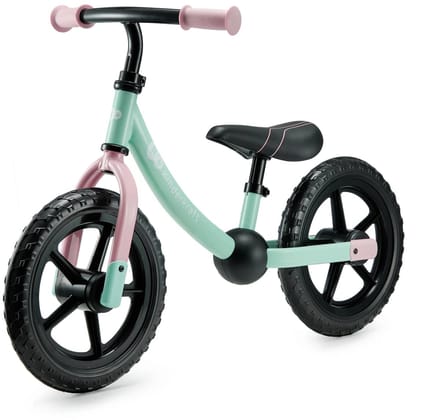 Kinderkraft 2WAY NEXT - Loopfiets - Lichtgewicht - Grote EVA Wielen - Verstelbaar Zadel en Stuur - Mint