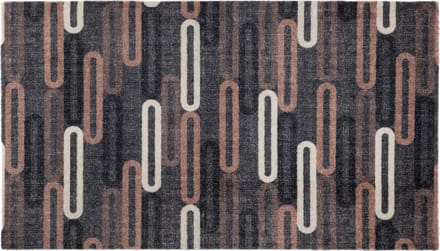 MD Entree - Design mat - Universal - Chains Taupe - Vloerkleed - Antislip - Machine wasbaar - 67 x 120 cm