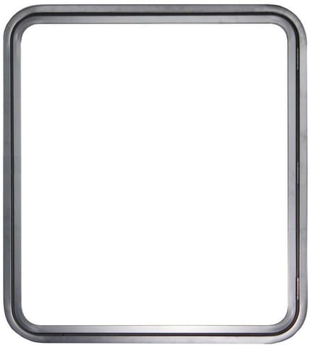 Serviceluik 800x900mm zwart - rechts, zonder paneel