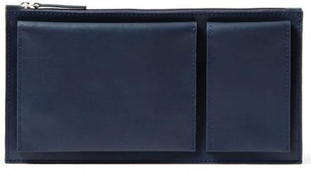 Lexon Flat Travel - Multifunctionele Portemonnee - Ciemnoniebieski - Duurzaam - Elegant
