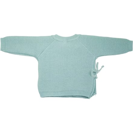Set van babybrassière, slofjes en muts van garen Trois Kilos Sept