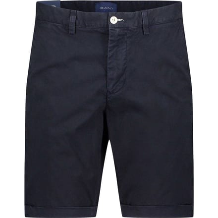 Gant Heren Chino Shorts van Sunfaded Katoen (Blauw)