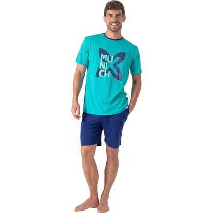 Heren Zomer Korte Pyjama's MU9