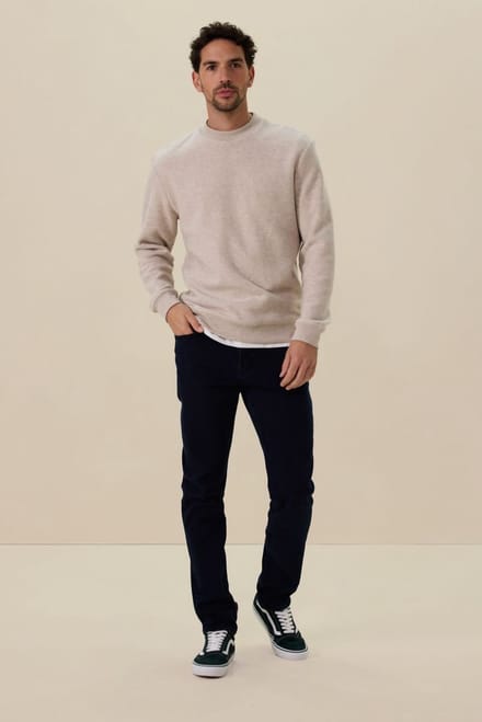 Sissy-Boy - Donkerblauwe mid-rise regular fit jeans
