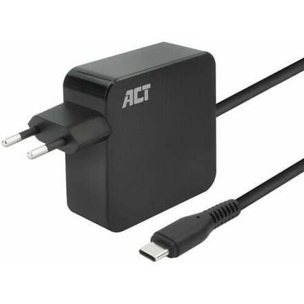 ACT USB-C laptoplader 65W met Power Delivery-profielen, 2 meter AC2010