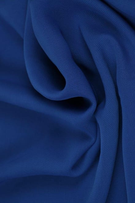 Chiffon stof - Blauw - 15 meter