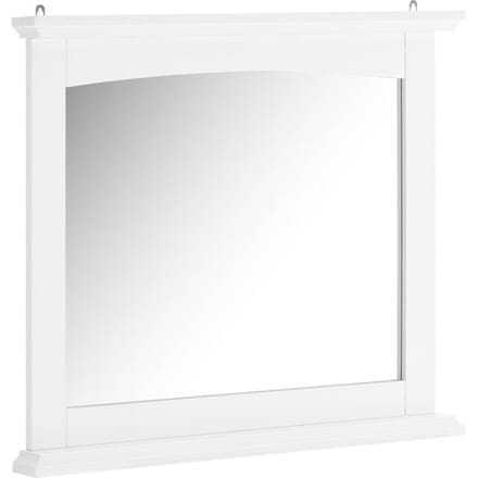 SoBuy Spiegel, badkamer, wit, 60 x 6 x 53,5 cm, van MDF E1 en glas, BZR212-W