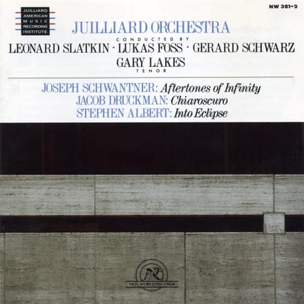 Gary Lakes, Juilliard Orchestra - Works By Albert, Druckman, Schwantner (CD)