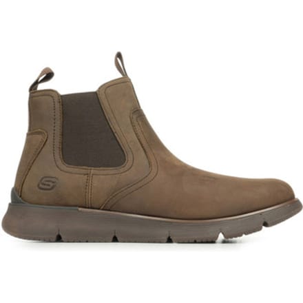Skechers Augustino Paulo heren chelseaboot - Bruin - Maat 44