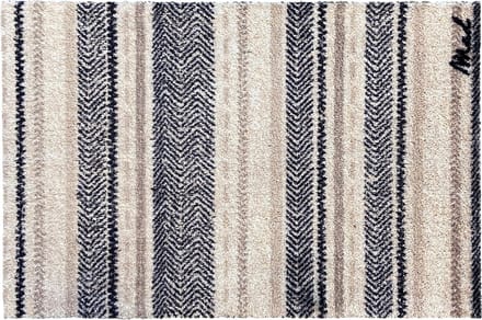 Mad About Mats - Ian - badmat deurmat - strepen - droogloop/touch - wasbaar - 50x75cm