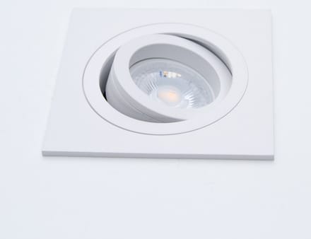 Nova Lux Inbouwspot Kantelbaar - Vierkant - GU10 - Wit