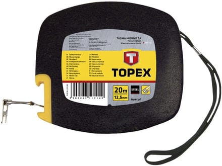 Grupa Topex TOPEX - Stalen Meetlint - 20 m - Ergonomische Behuizing