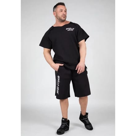 Gorilla Wear Augustine Old School Shorts - Zwart - S/M