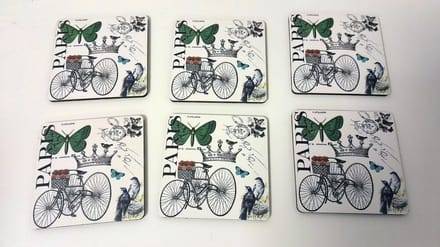9005 Cosy Coasters Birds Postcard