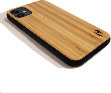 Hoentjen Creatie, Houten TPU case - iPhone 11 Bamboe