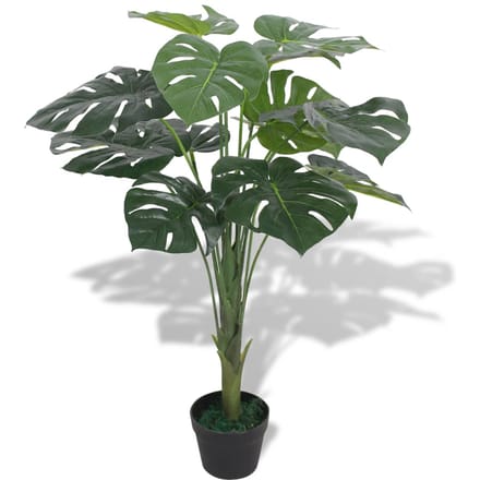 vidaXL - Kunst - monstera - plant - met - pot - 70 - cm - groen