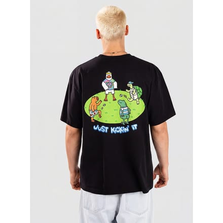 A.LAB Just Kickin It Boxy T-Shirt zwart