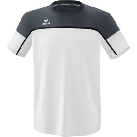 Erima Change T-Shirt Kinderen - Zwart / Slate Grey / Wit | Maat: 152