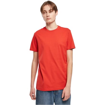 Urban Classics - Basic Heren Tshirt - 4XL - Rood