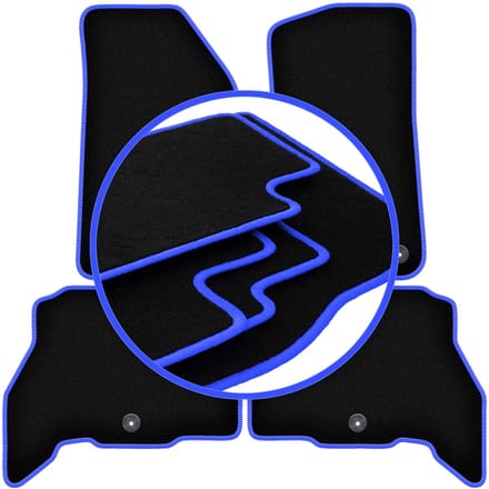 CARLUX-BLUE automatten voor: Jeep Wrangler JL 4XE 5-deurs (2021-2023)