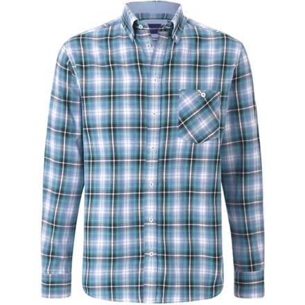 Babista herren Overhemd - 45/46 - turquoise - Plus Size