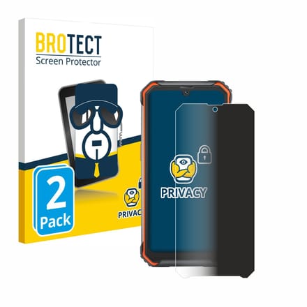 BROTECT - privacy screenprotector voor Blackview BV7200 - Folie Beschermfolie Blauwlichtfilter 2 Stuks