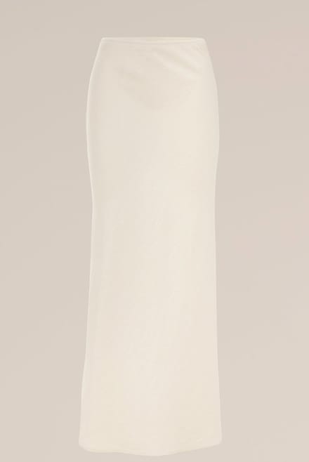 WE Fashion Women's maxi skirt with satin look