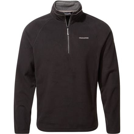 Craghoppers Heren Corey VI Half Zip Fleece Top (Zwart)
