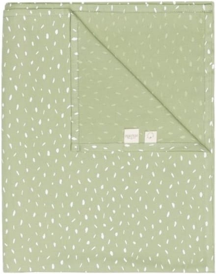 Plum Plum - Laken wieg 80x100cm - Dot Pistache