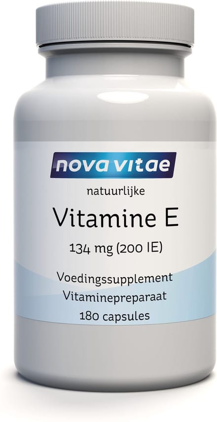Nova Vitae - Vitamine E - 200 IE - Tocoferol - 180 capsules