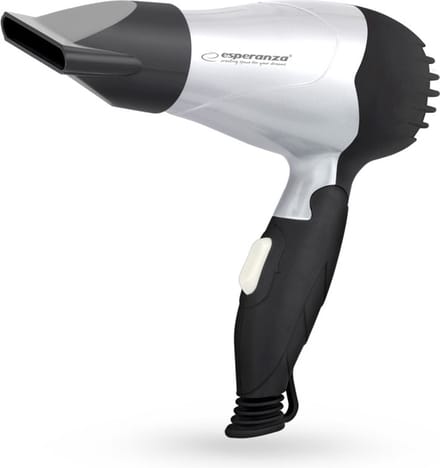 Esperanza Venus - Haardroger - 850W - Zilver - 2 Snelheden