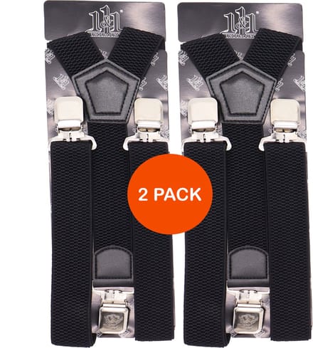 Safekeepers Bretels Heren Volwassenen - Met Brede Clip - 2 Stuks