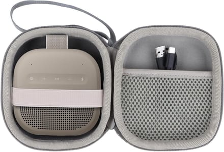 Duurzame Hard Case voor Bose SoundLink Micro (2e Gen.) Draagbare Speaker, Sandstone, Bescherming en Accessoires