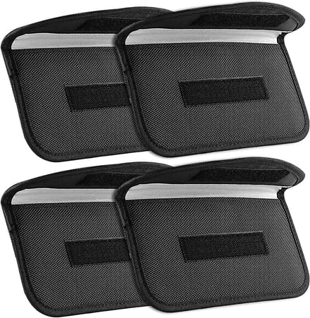 Signal Blocking Tas Set van 4 Stuks - Bescherming tegen RFID en GPS, Stijlvol Ontwerp