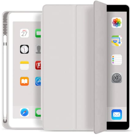 EtuiTab Smart Pencil - Tablethoes - Apple iPad 10.2 7/8/9 Gen - Met Rysikhouder - Wake-Up Functie