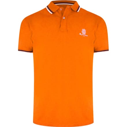Aquascutum Active Katoenen Polo Oranje