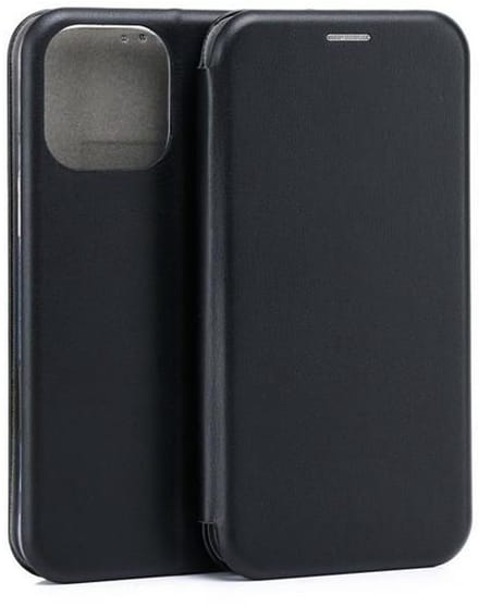 Beline - Book Magnetic - iPhone 16 Pro Max - Zwarte Eko-lederen Flip Case