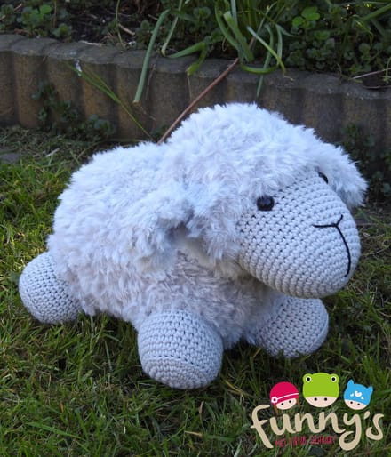 Haakpakket Funny Furry Sheep Soft grijs