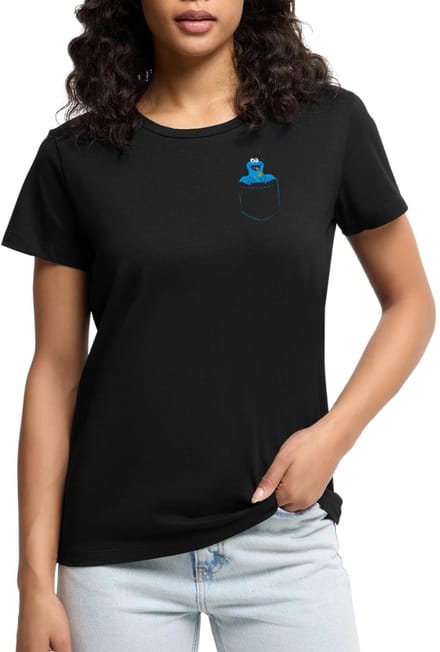 Sesamstraat Koekiemonster In Een Zak Premium T Shirt Dames