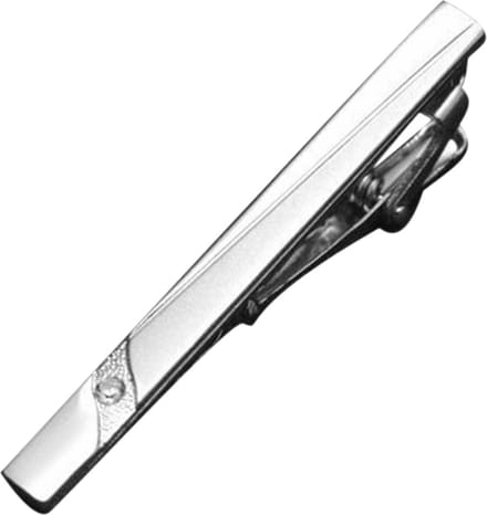 Fako Bijoux - Dasspeld - Stropdas Clip - Tie Clip - Deluxe - Model Nick - 57mm - Zilverkleurig