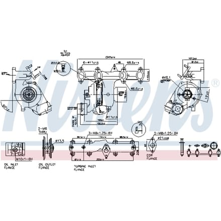 Supercharger, drukvulling NISSENS 93032