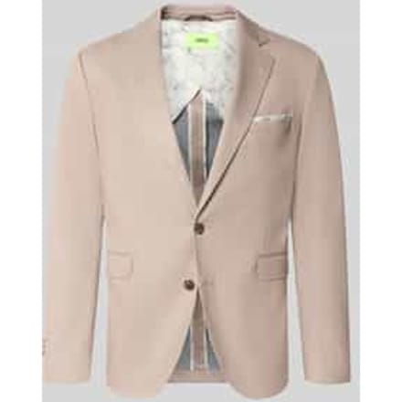 Regular fit colbert met viscose model 'Data'
