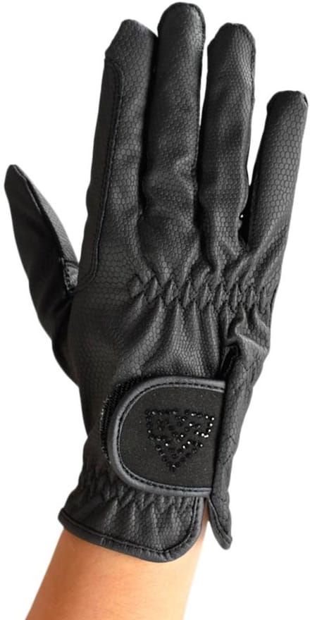 Paardrijhandschoenen Vincere Tech Duro SW - maat 8.5 - Black/Black