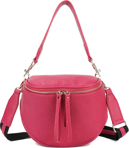 Giuliano kunstlederen handtas Charlie - Fuchsia